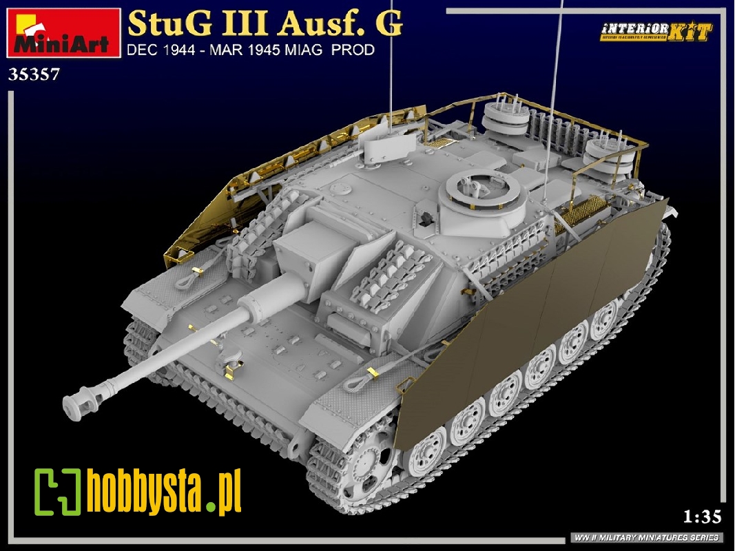 Stug Iii Ausf. G Dec 1944 – Mar 1945 Miag Prod. Interior Kit - zdjęcie 1 Stug Iii Ausf. G Dec 1944 – Mar 1945 Miag Prod. Interior Kit - zdjęcie 1