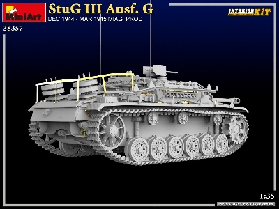 Stug Iii Ausf. G  Dec 1944 &#8211; Mar 1945 Miag  Prod. Interior Kit - zdjęcie 9