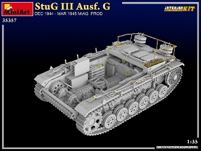 Stug Iii Ausf. G  Dec 1944 &#8211; Mar 1945 Miag  Prod. Interior Kit - zdjęcie 15