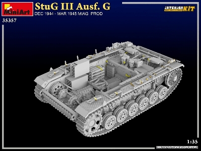 Stug Iii Ausf. G  Dec 1944 &#8211; Mar 1945 Miag  Prod. Interior Kit - zdjęcie 16