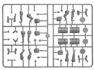 German Soldiers With Fuel Drums. Special Edition - zdjęcie 2