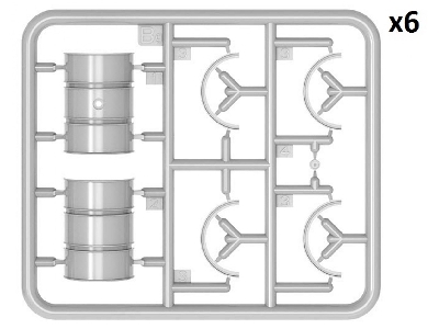 German Soldiers With Fuel Drums. Special Edition - zdjęcie 4