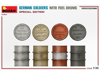 German Soldiers With Fuel Drums. Special Edition - zdjęcie 6