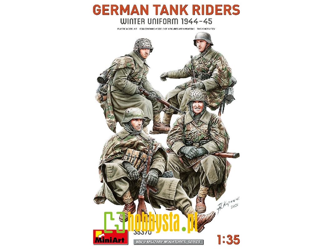 German Tank Riders. Winter Uniform 1944-45 - zdjęcie 1 German Tank Riders. Winter Uniform 1944-45 - zdjęcie 1