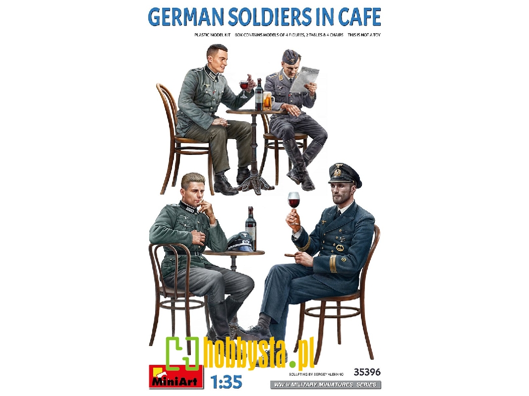 German Soldiers In Cafe - zdjęcie 1 German Soldiers In Cafe - zdjęcie 1
