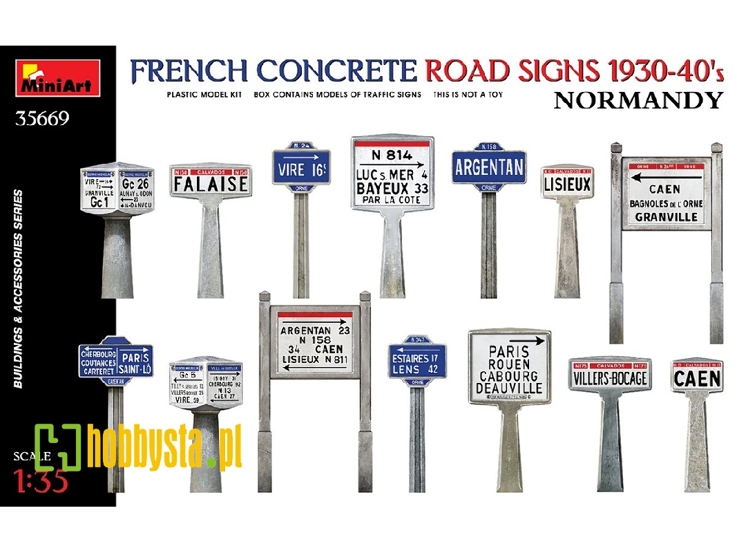 French Concrete Road Signs 1930-40’s. Normandy - zdjęcie 1 French Concrete Road Signs 1930-40’s. Normandy - zdjęcie 1