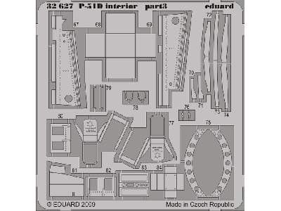  P-51D interior S. A. 1/32 - Trumpeter - blaszki - zdjęcie 4