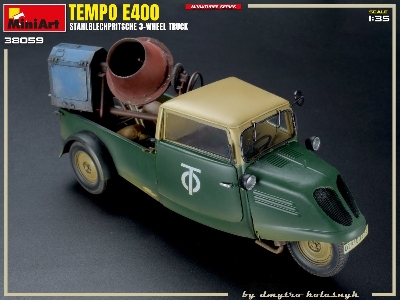 Tempo E400 Stahlblechpritsche 3-wheel Truck - zdjęcie 14