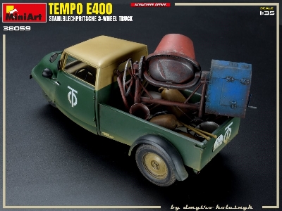 Tempo E400 Stahlblechpritsche 3-wheel Truck - zdjęcie 15