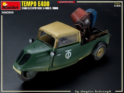 Tempo E400 Stahlblechpritsche 3-wheel Truck - zdjęcie 16