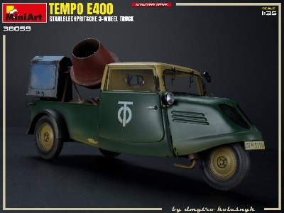 Tempo E400 Stahlblechpritsche 3-wheel Truck - zdjęcie 18