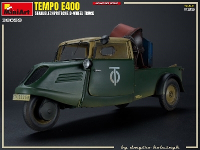 Tempo E400 Stahlblechpritsche 3-wheel Truck - zdjęcie 19