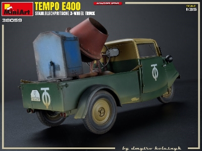 Tempo E400 Stahlblechpritsche 3-wheel Truck - zdjęcie 20