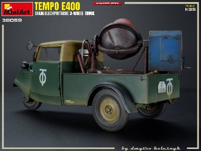 Tempo E400 Stahlblechpritsche 3-wheel Truck - zdjęcie 21