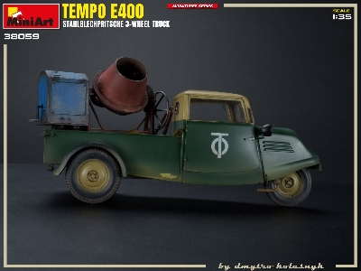 Tempo E400 Stahlblechpritsche 3-wheel Truck - zdjęcie 22