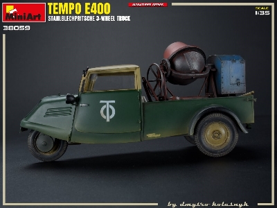 Tempo E400 Stahlblechpritsche 3-wheel Truck - zdjęcie 23