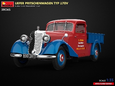 Liefer Pritschenwagen Typ 170v. Furniture Transport Car - zdjęcie 1