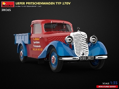 Liefer Pritschenwagen Typ 170v. Furniture Transport Car - zdjęcie 2