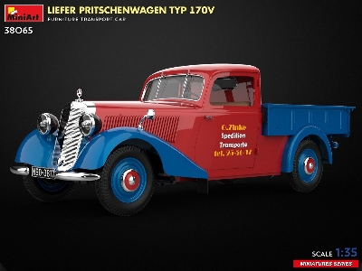 Liefer Pritschenwagen Typ 170v. Furniture Transport Car - zdjęcie 3