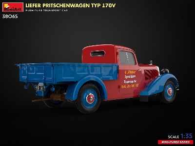Liefer Pritschenwagen Typ 170v. Furniture Transport Car - zdjęcie 6