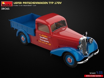 Liefer Pritschenwagen Typ 170v. Furniture Transport Car - zdjęcie 8