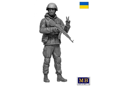 Russian-ukrainian War Series, Kit &#8470;1. Ukrainian Soldier, Defence Of Kyiv, March 2022 - zdjęcie 5