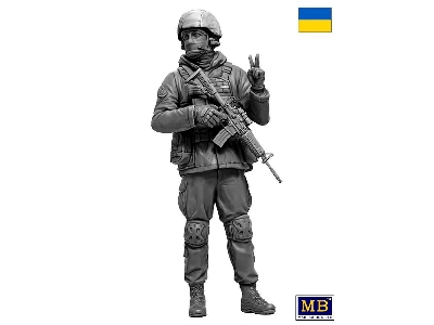 Russian-ukrainian War Series, Kit &#8470;1. Ukrainian Soldier, Defence Of Kyiv, March 2022 - zdjęcie 6