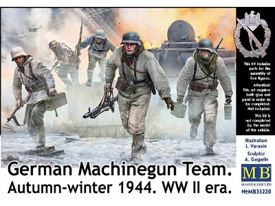 German Machinegun Team. Autumn - Winter 1944 - zdjęcie 1