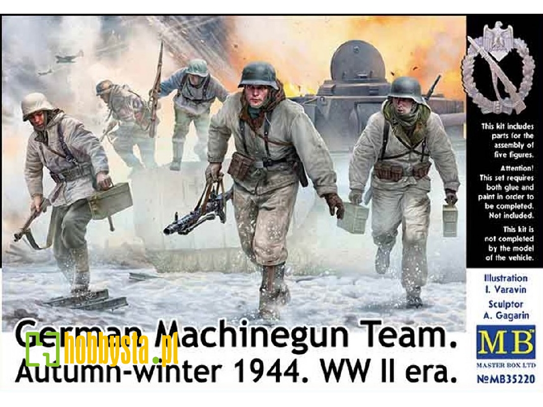 German Machinegun Team. Autumn - Winter 1944 - zdjęcie 1 German Machinegun Team. Autumn - Winter 1944 - zdjęcie 1