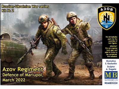 Russian-ukrainian War Series, Kit &#8470; 2. Azov Regiment, Defence Of Mariupol - zdjęcie 1