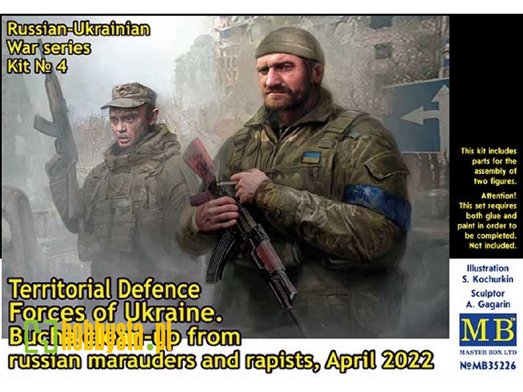 Russian-ukrainian War Series Kit No 4. Territorial Defence Forces Of Ukraine. Bucha Clean-up From Russian Marauders And Rapists, Russian-ukrainian War Series Kit No 4. Territorial Defence Forces Of Ukraine. Bucha Clean-up From Russian Marauders And Rapists,