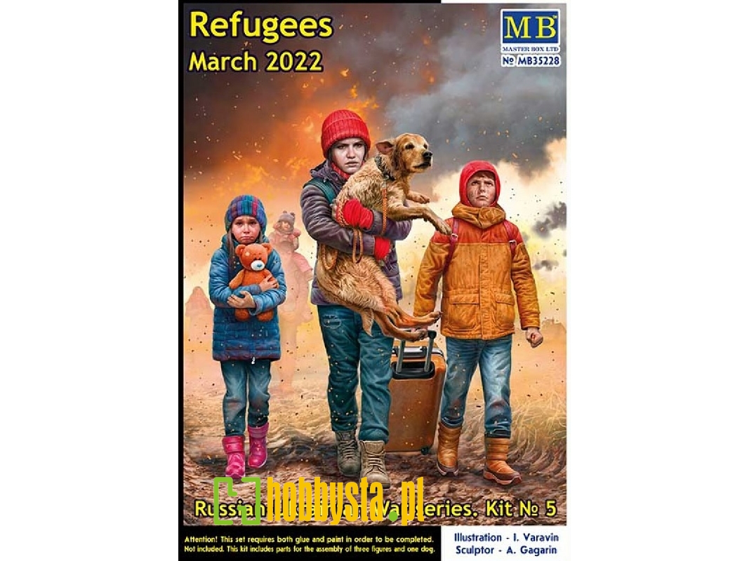 Russian-ukrainian War Series, Kit № 5. Refugees - zdjęcie 1 Russian-ukrainian War Series, Kit № 5. Refugees - zdjęcie 1