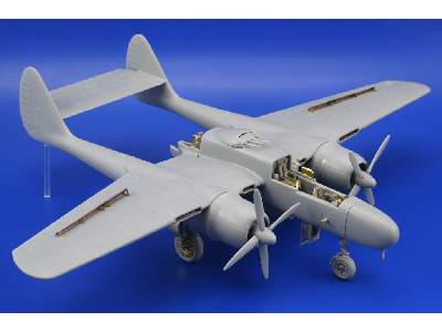  P-61 exterior 1/72 - Dragon - blaszki - zdjęcie 5