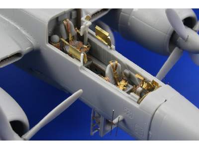  P-61A/ B interior S. A. 1/72 - Dragon - blaszki - zdjęcie 3