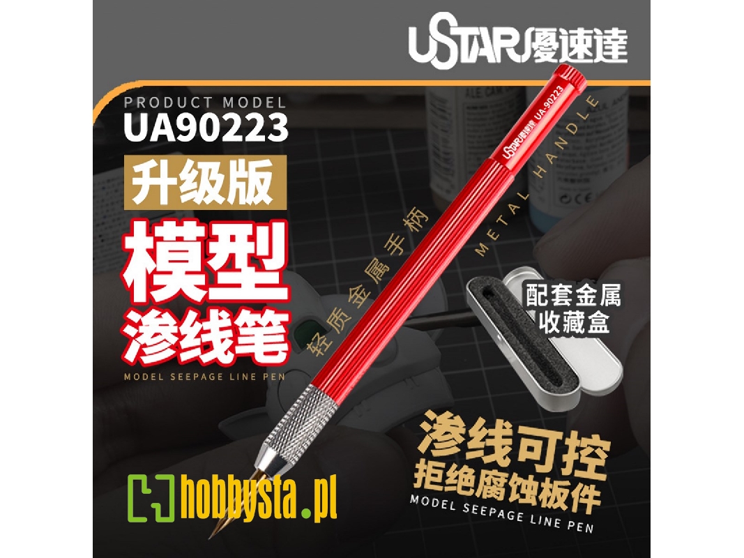 High-precision Panel Line Pen (Metal Handle) - zdjęcie 1 High-precision Panel Line Pen (Metal Handle) - zdjęcie 1