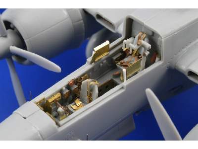  P-61A/ B interior S. A. 1/72 - Dragon - blaszki - zdjęcie 4