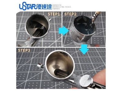 The Paint Cup Of Airbrush Cleaning Brush - zdjęcie 3