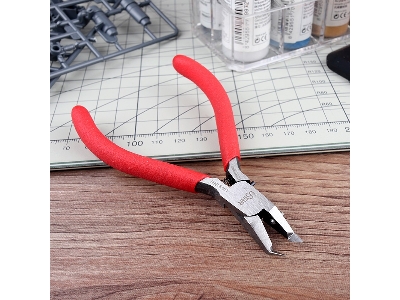 Ultra Thin Single Edge Curved Nose Cutting Pliers - zdjęcie 1