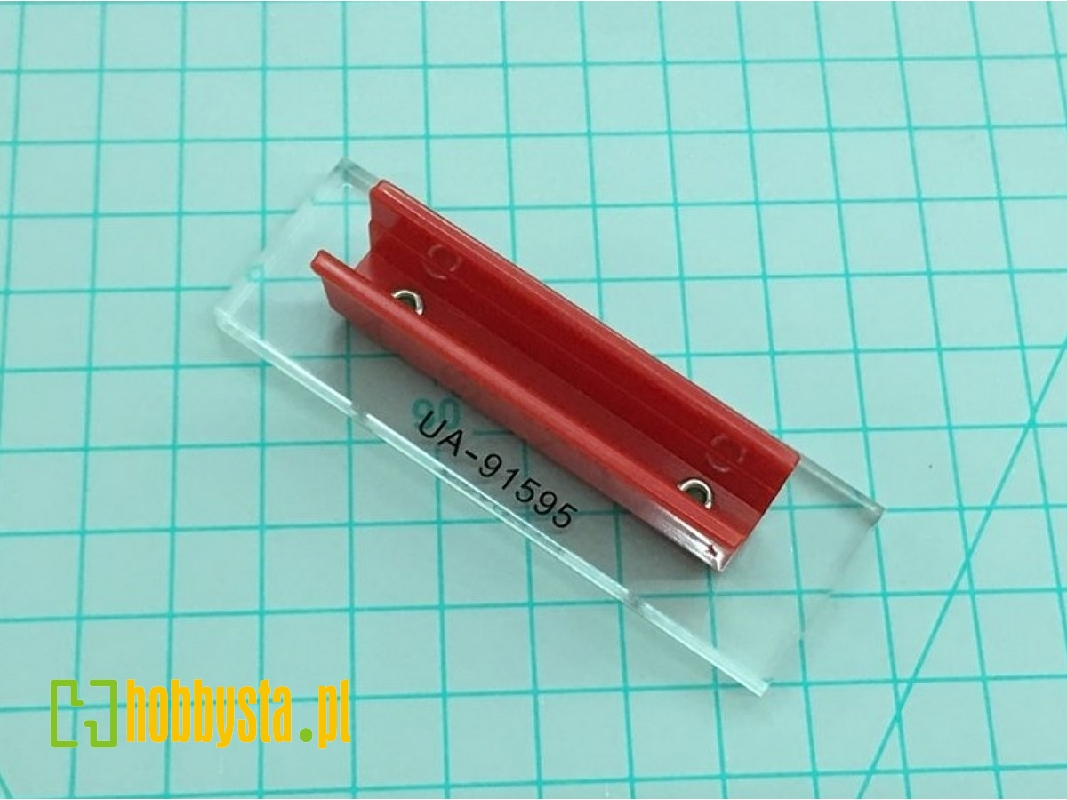 Transparent Grinding Plate Red - zdjęcie 1