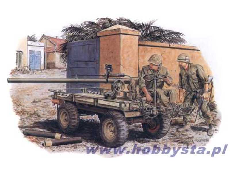 M274 MULE w/106mm R.R. & Crew - zdjęcie 1 M274 MULE w/106mm R.R. & Crew - zdjęcie 1