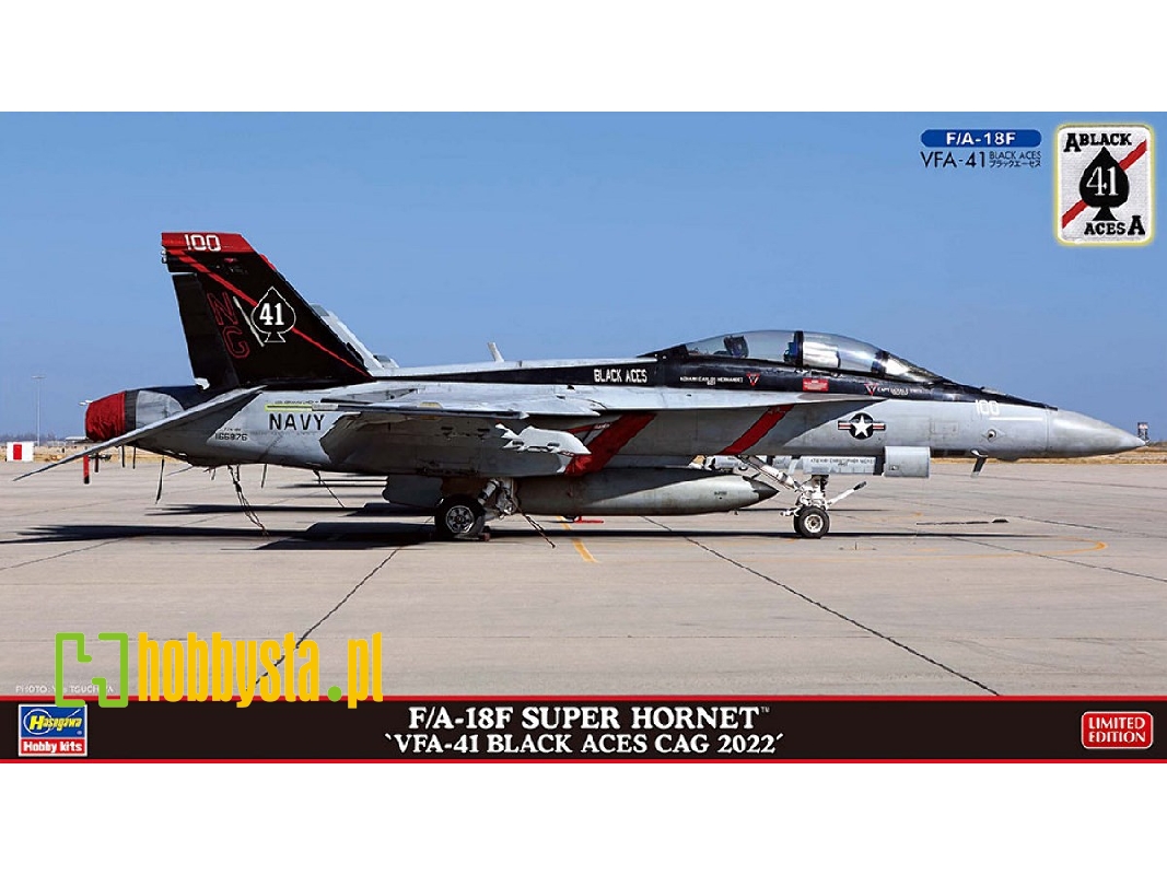 F/A-18f Super Hornet 'vfa-41 Black Aces Cag 2022' - zdjęcie 1 F/A-18f Super Hornet 'vfa-41 Black Aces Cag 2022' - zdjęcie 1