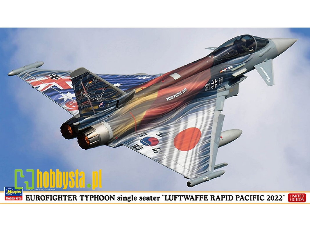 Eurofighter Typhoon Single Seater 'luftwaffe Rapid Pacific 2022' - zdjęcie 1 Eurofighter Typhoon Single Seater 'luftwaffe Rapid Pacific 2022' - zdjęcie 1