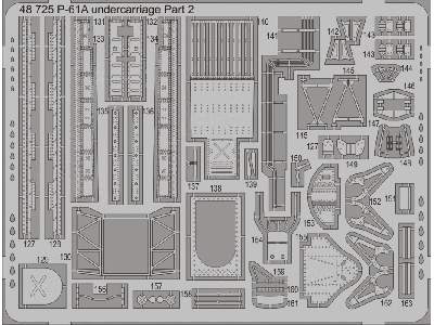  P-61A undercarriage 1/48 - Great Wall Hobby - blaszki - zdjęcie 3