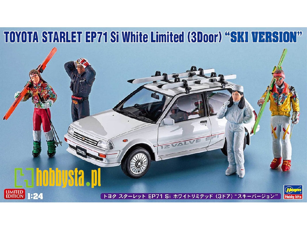 Toyota Starlet Ep71 Si White Limited (3 Door) 'ski Version' - zdjęcie 1 Toyota Starlet Ep71 Si White Limited (3 Door) 'ski Version' - zdjęcie 1