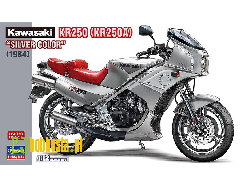 Kawasaki Kr250 (Kr250a) 'silver Color' (1984) - zdjęcie 1 Kawasaki Kr250 (Kr250a) 'silver Color' (1984) - zdjęcie 1