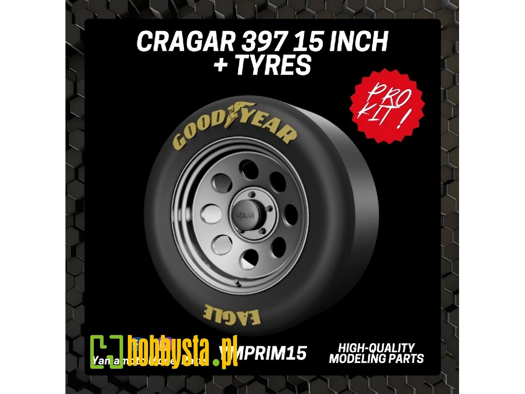 Cragar 397 15 + Tyres Prokit! - zdjęcie 1