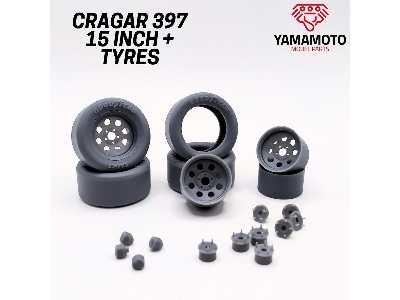 Cragar 397 15 + Tyres Prokit! - zdjęcie 3