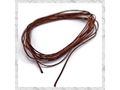 Braided Hose Line Brown 0,4mm - zdjęcie 1