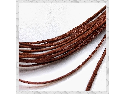 Braided Hose Line Brown 0,4mm - zdjęcie 2