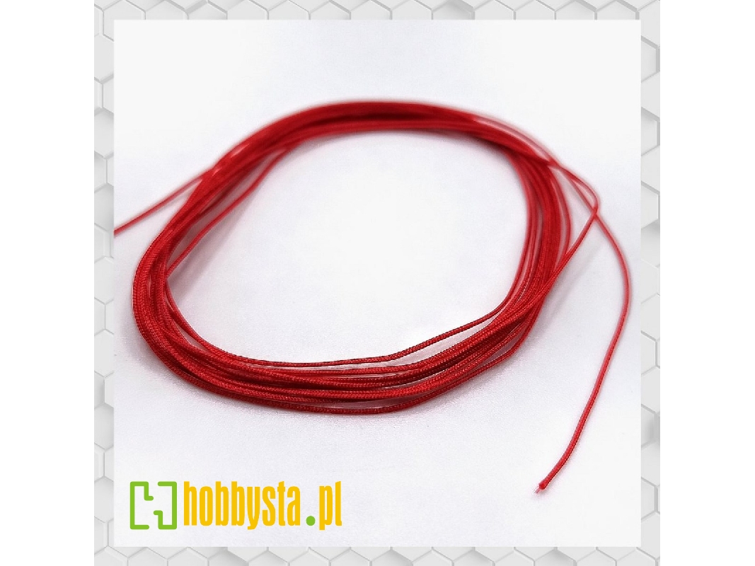 Braided Hose Line Red 0,4mm - zdjęcie 1